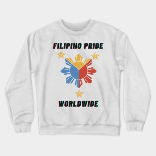 Pinoy Pride Filipino Worldwide Crewneck Sweatshirt